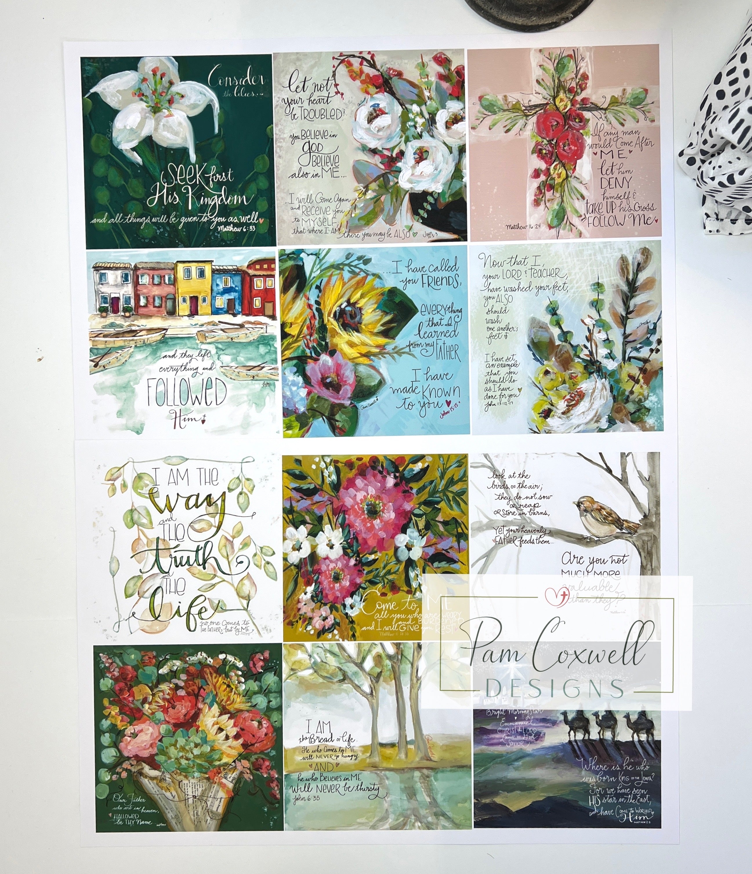 [PRE-ORDER] 2026 Follow Him ~ Words Worth Remembering Art Calendar