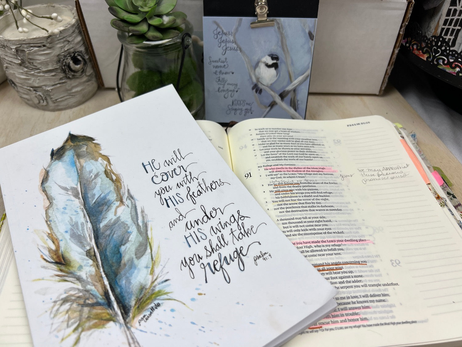 Feather Journal - Psalm 91:4