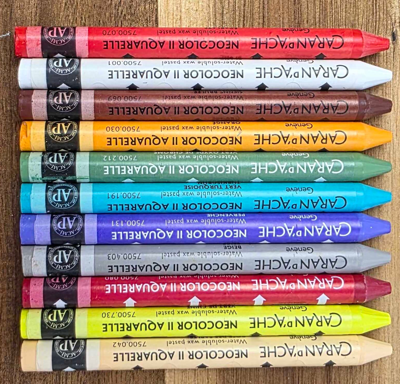 NeoColor II: Water-soluble Crayons