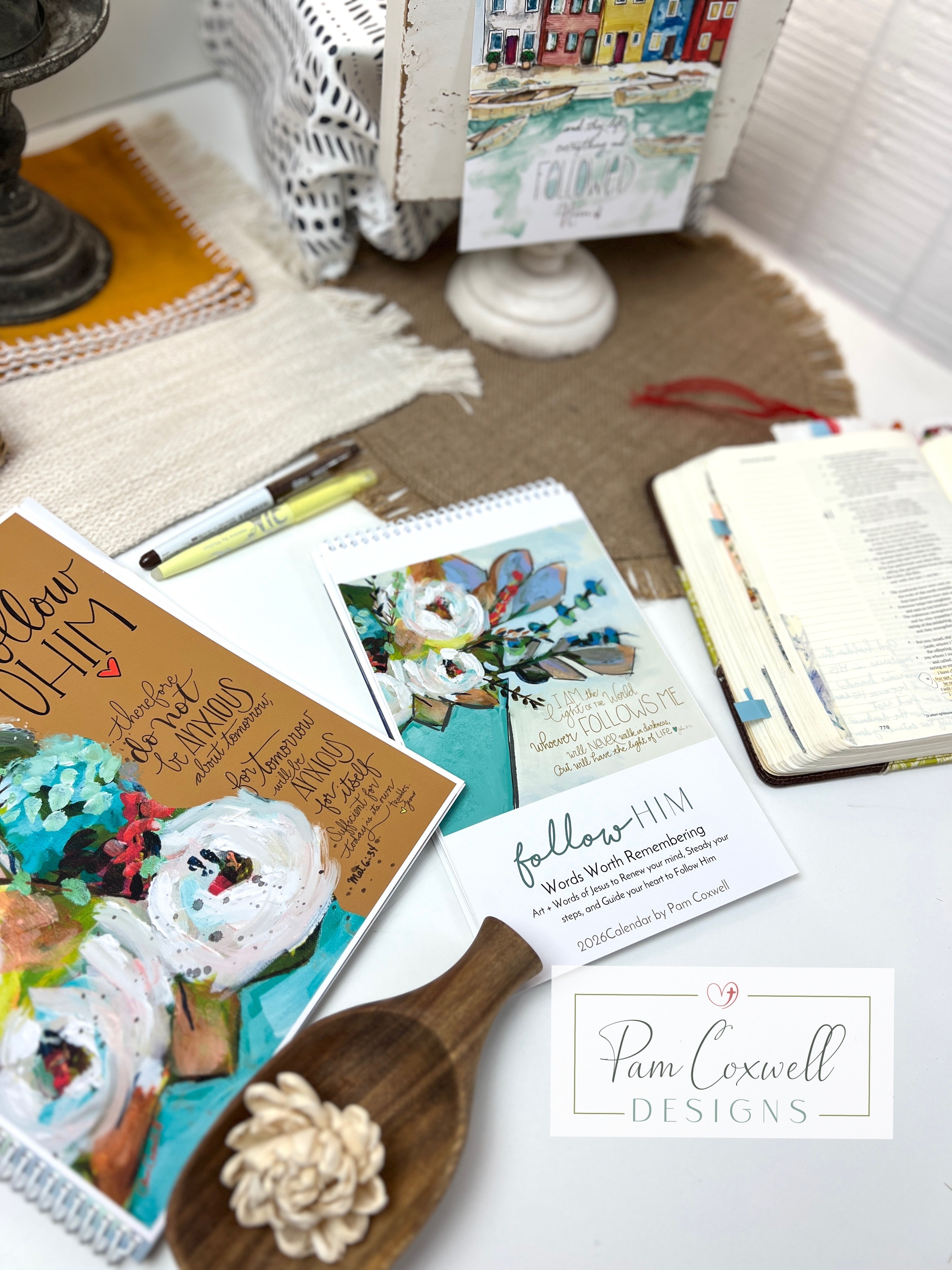 [PRE-ORDER] 2026 Follow Him Planner/Calendar Bundle