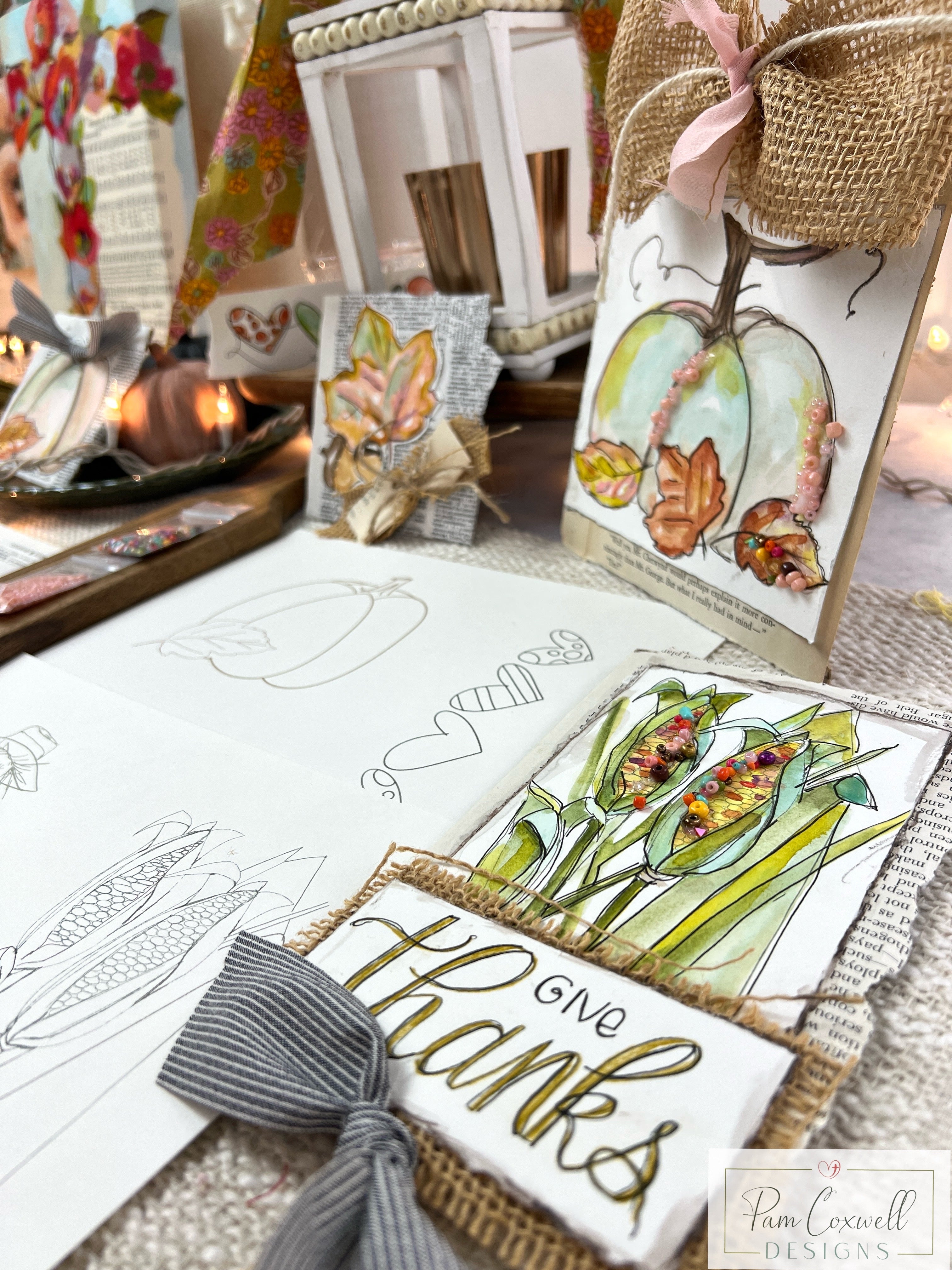 Pumpkin Party - Watercolor Kit