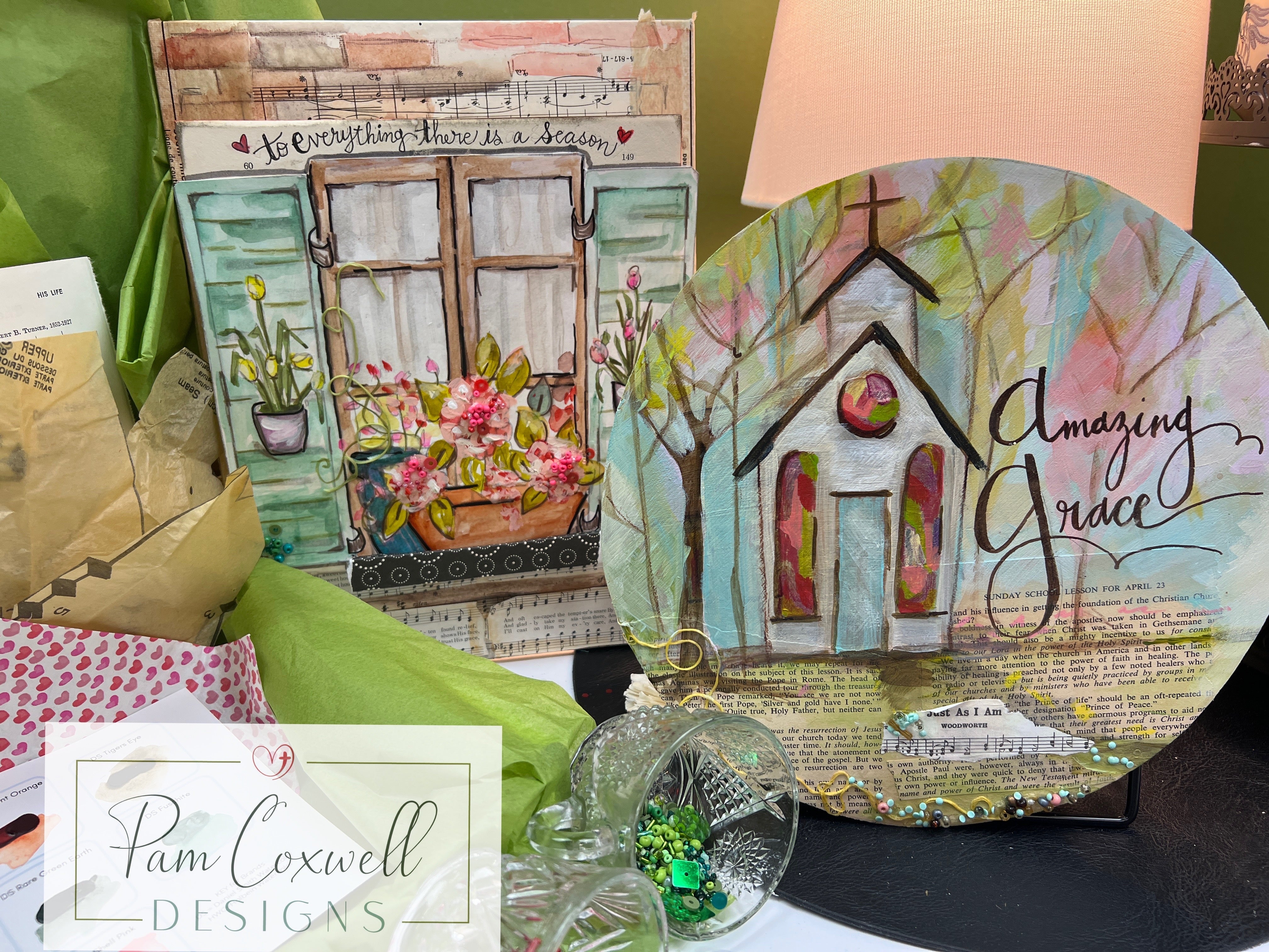 Interchangeable Painted Window Project Kit ~ Spring Jingle & Mingle