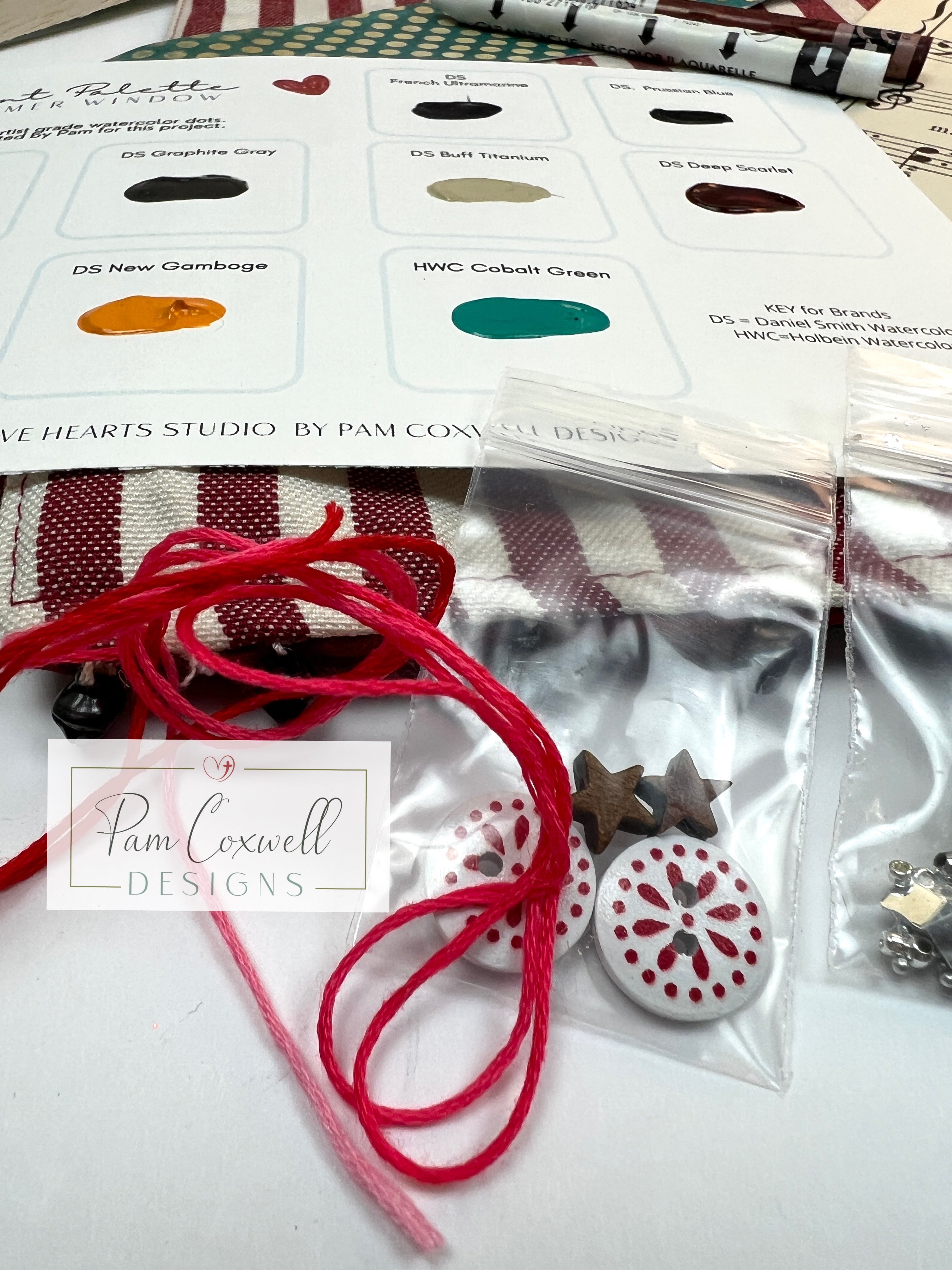 Interchangeable Painted Window Project Kit ~ SUMMER Design