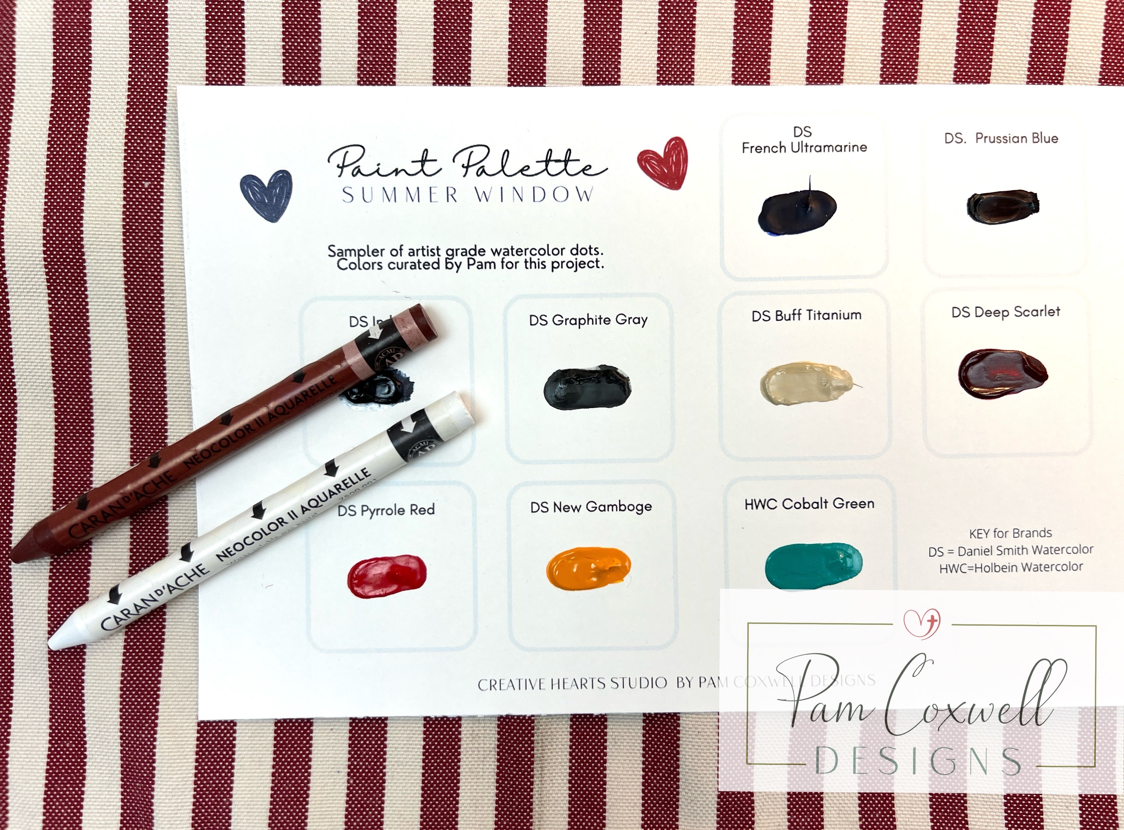 Interchangeable Painted Window Project Kit ~ SUMMER Design