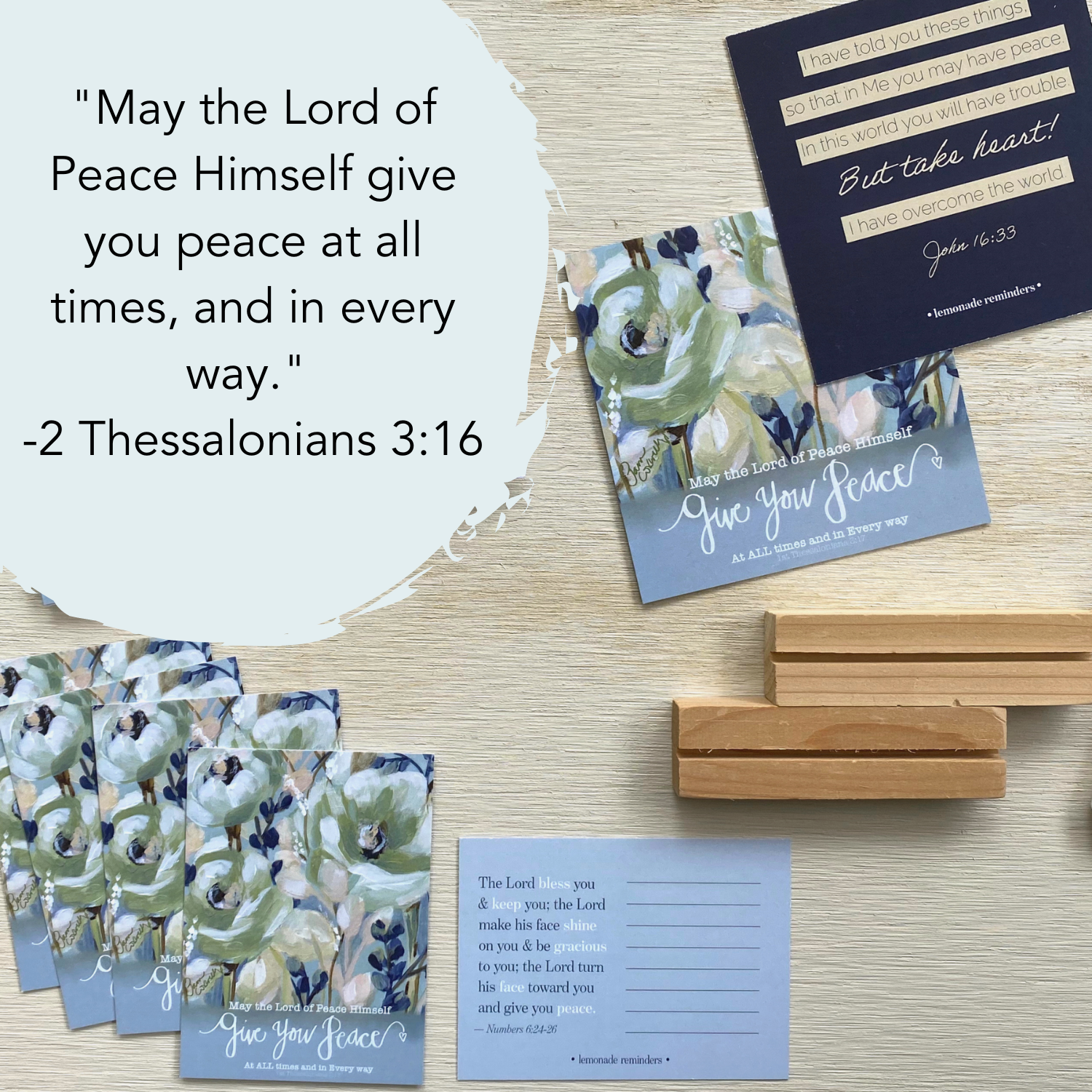 "Give you Peace" 2 Thessalonians 3:16  ~  Little & Mini Shareable Sets ~ 2 OPTIONS