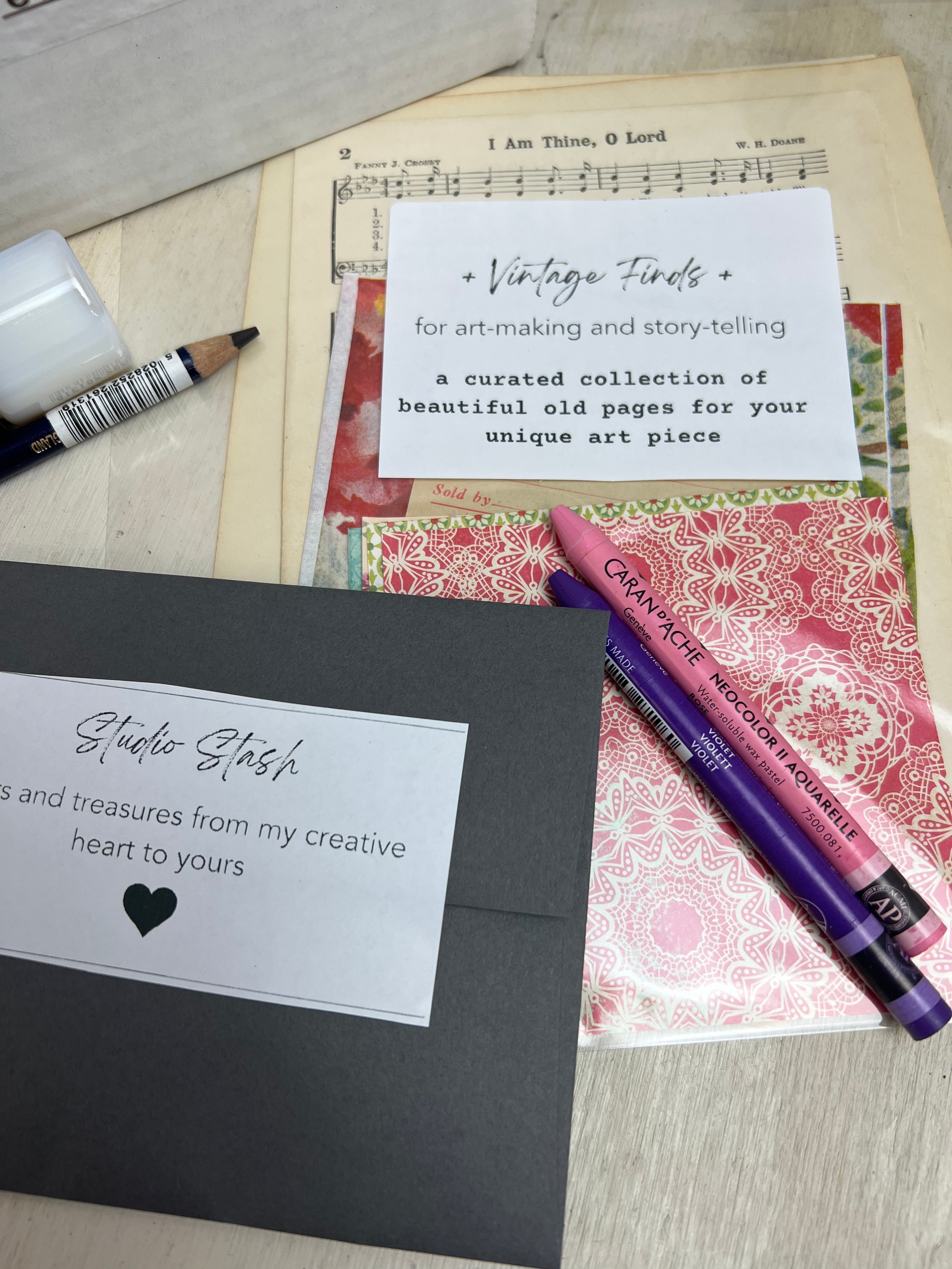 March Mixed Media Supply Kit - Lite Version