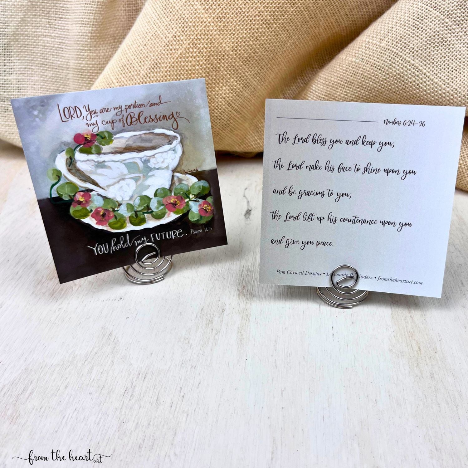 "Blessings Teacup"  ~  Little & Mini Shareable Sets ~ 2 OPTIONS